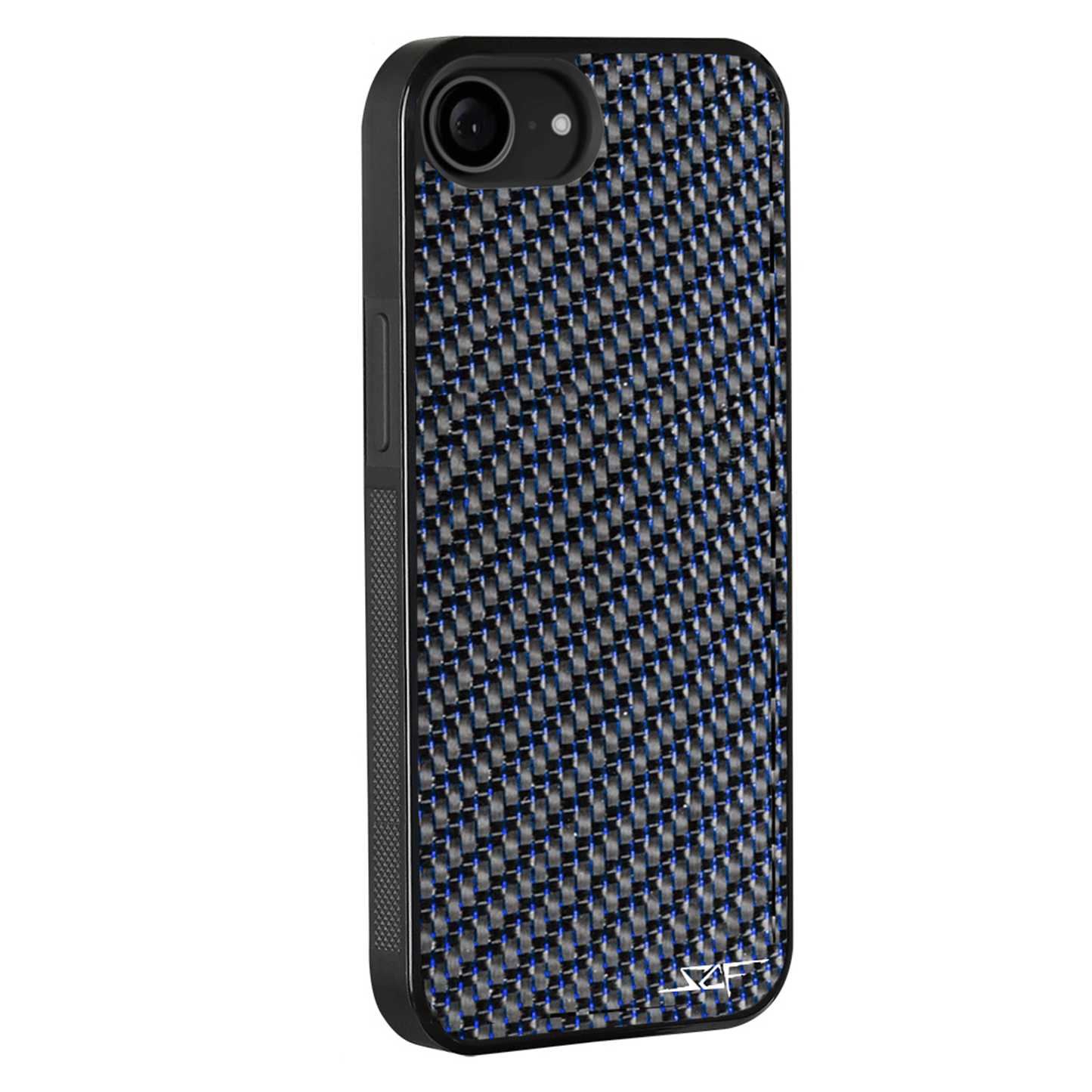 iPhone | Blue Lace Real Carbon Fiber Phone Case | CLASSIC Series